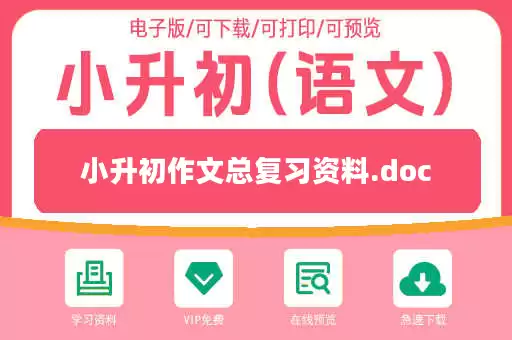 小升初作文总复习资料.doc